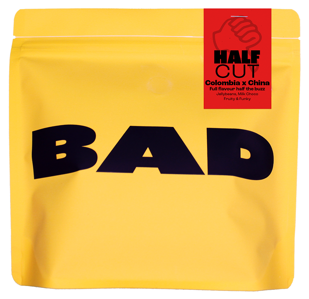 Half Caff • Full Flavour • Half the buzz