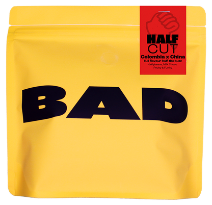 Half Caff • Full Flavour • Half the buzz