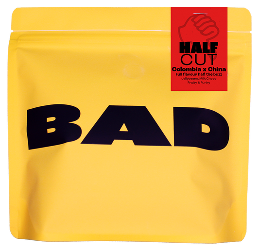 Half Caff • Full Flavour • Half the buzz